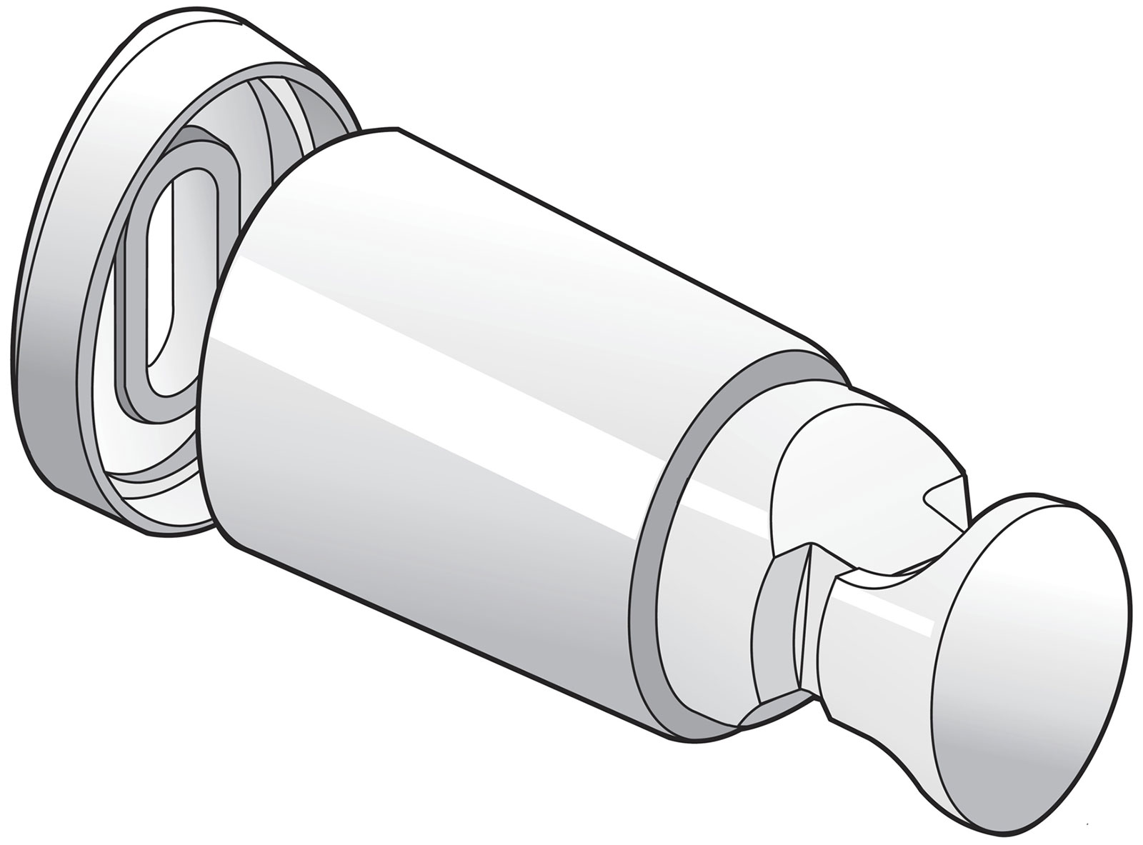 Kunststoffhalterung STN-SR 4fach Rohrdurchmesser 15 - 28 mm Rohrlücke: 11 - 22 mm