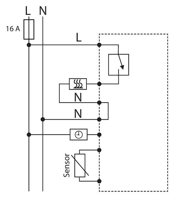 UTE 3800-U-RAL9016-G-55 230V/16A