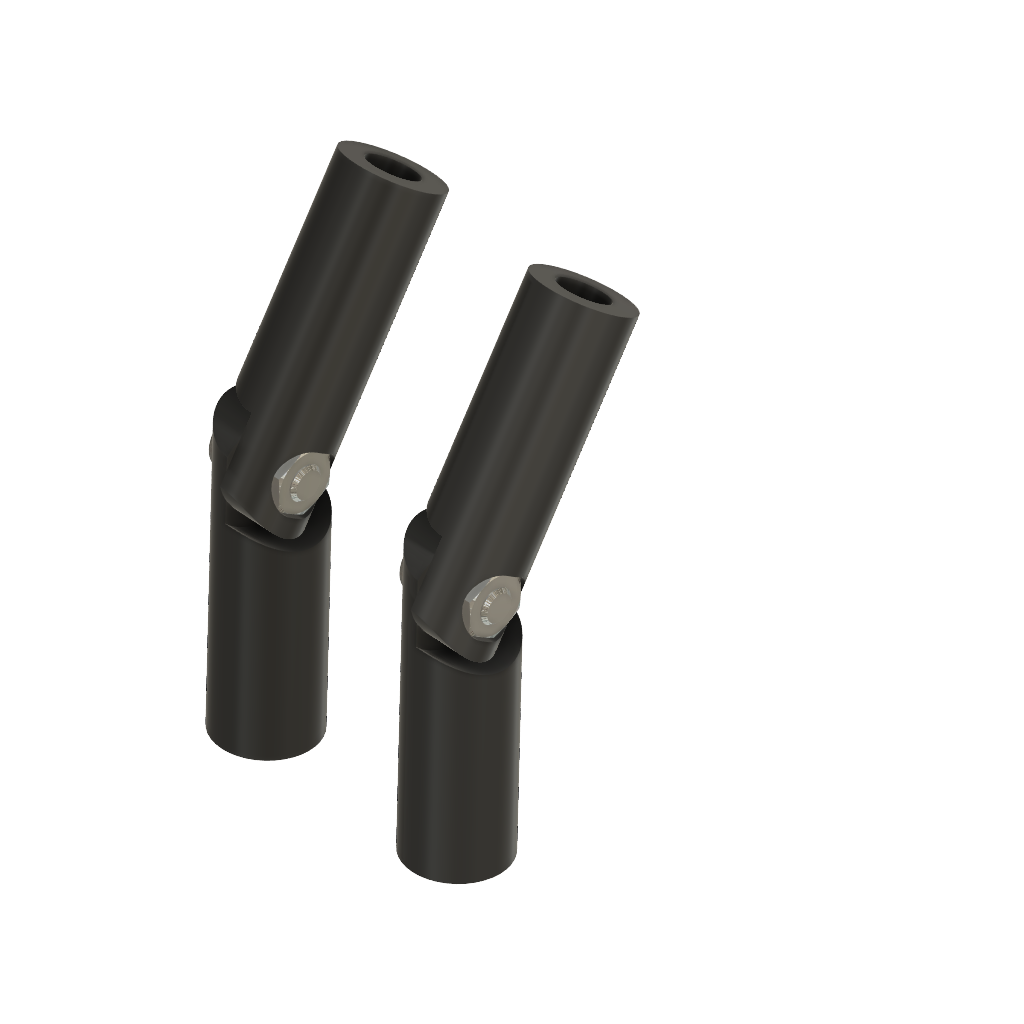 Gelenk Stufenlos 18mm schwarz HEAT TUBE & HEAT FLARE