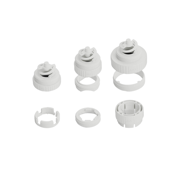 Set aus 6 Smart TRV Adaptern